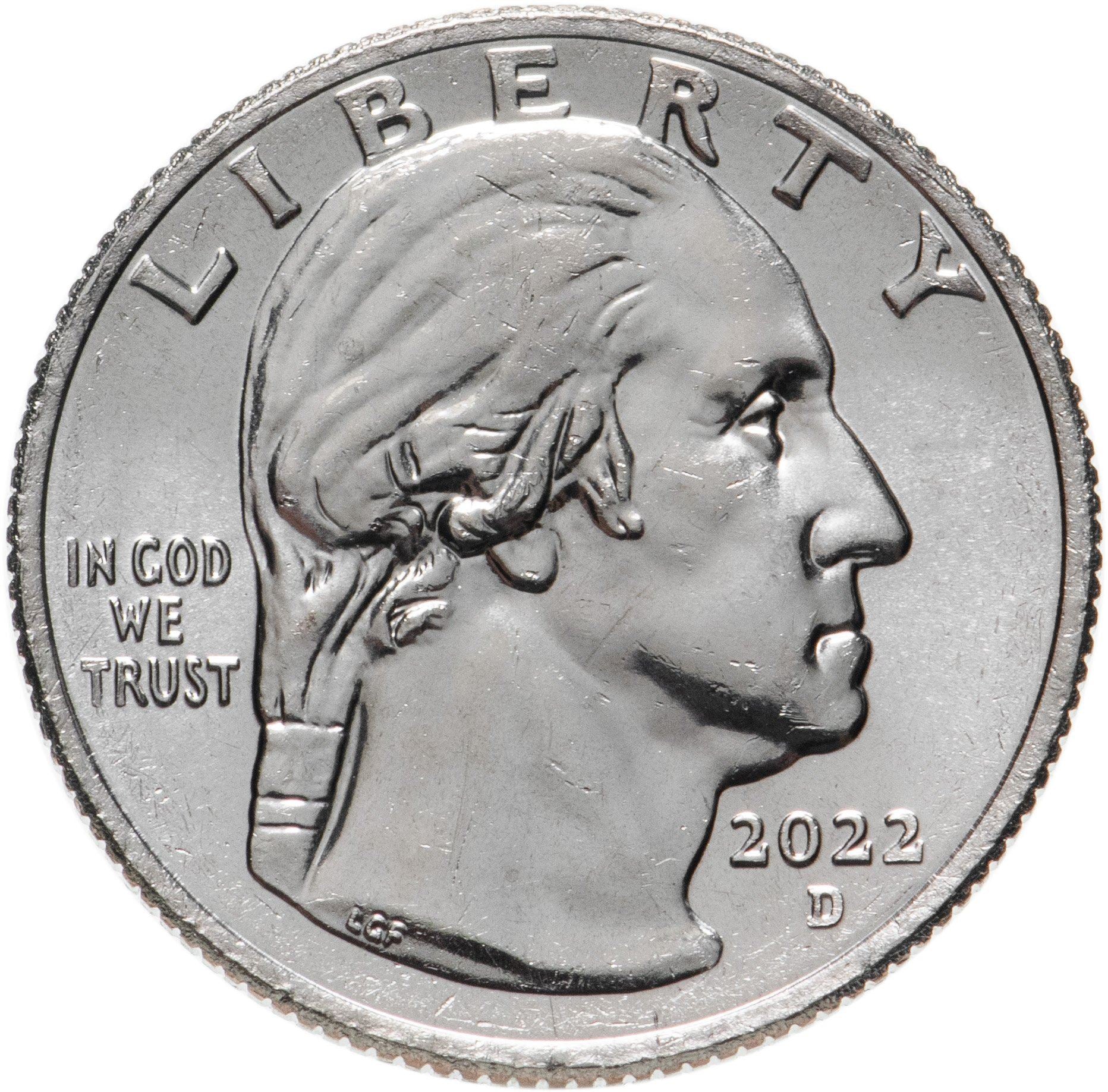 United States | 1/4 Dollar Coin | Maya Angelou | KM:766 | 2022