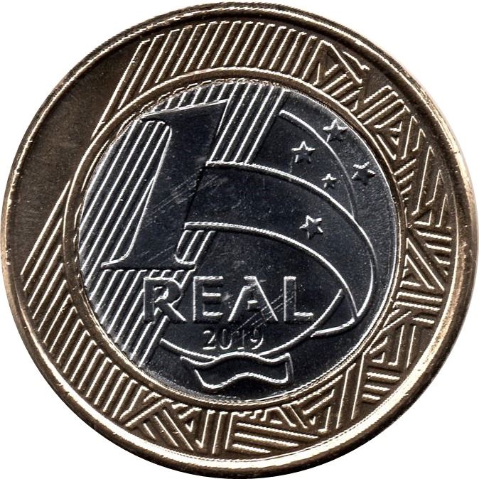 Brazil 1 Real Coin | 25 Years of Real Coin | 2019