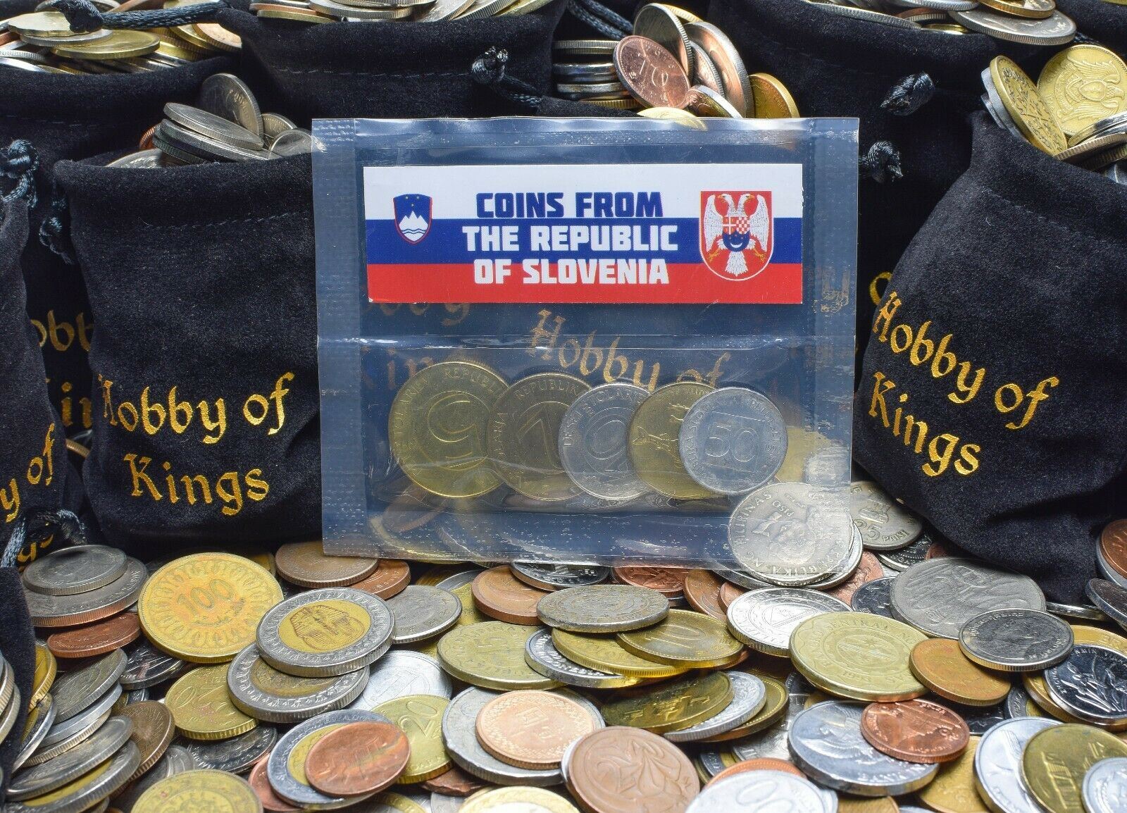 5 Mixed Coins From Slovenia | 50 Stotinov - 5 Tolarjev | 1992 - 2006