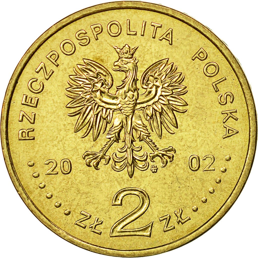 Poland | 2 Zlotys Coin | Malbork Castle | Y:443 | 2002