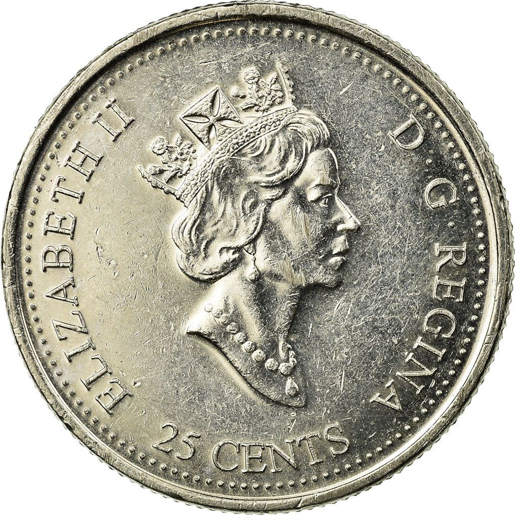 Canada | 25 Cents Coin | the Pioneer Spirit | Nickel | KM:349 | 1999