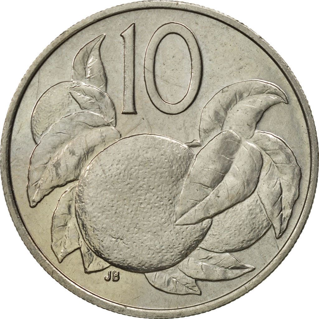 Cook Islands | 10 Cents Coin | Elizabeth II | Orange Fruit | KM:4 | 1972 - 1983