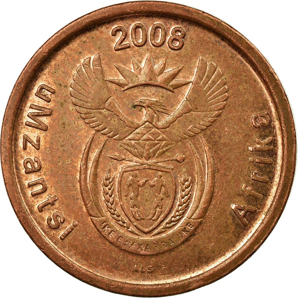 South Africa 5 Cents Xhosa Legend - uMzantsi Afrika Coin KM440 2008