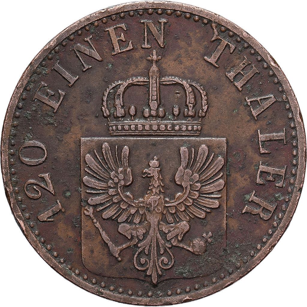 Kingdom Of Prussia | 3 Pfennigs Coin | William I | Km:482 | 1861 - 1873