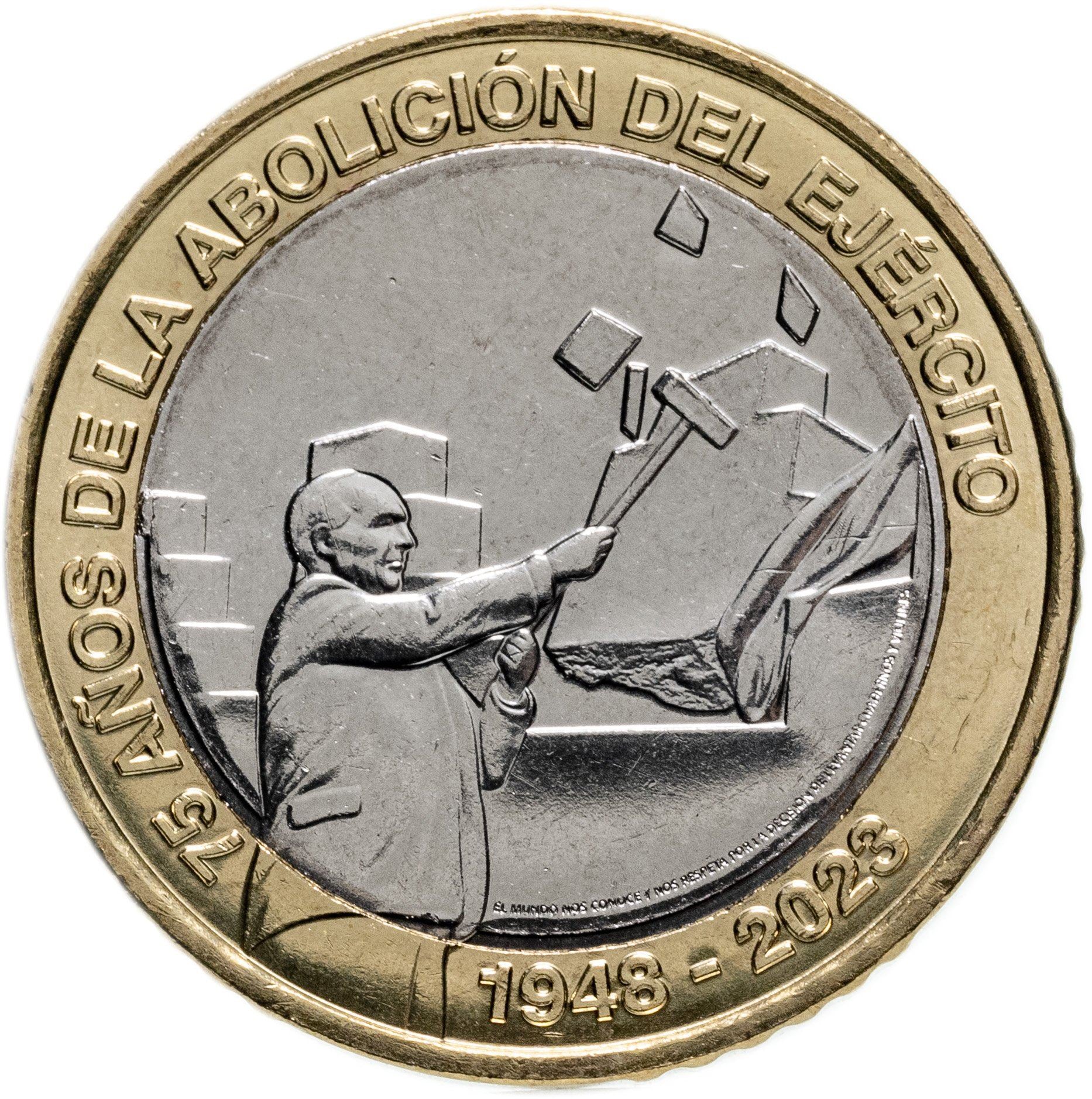 Costa Rica | 500 Colones Münze | José Figueres Ferrer | KM:243 | 2023