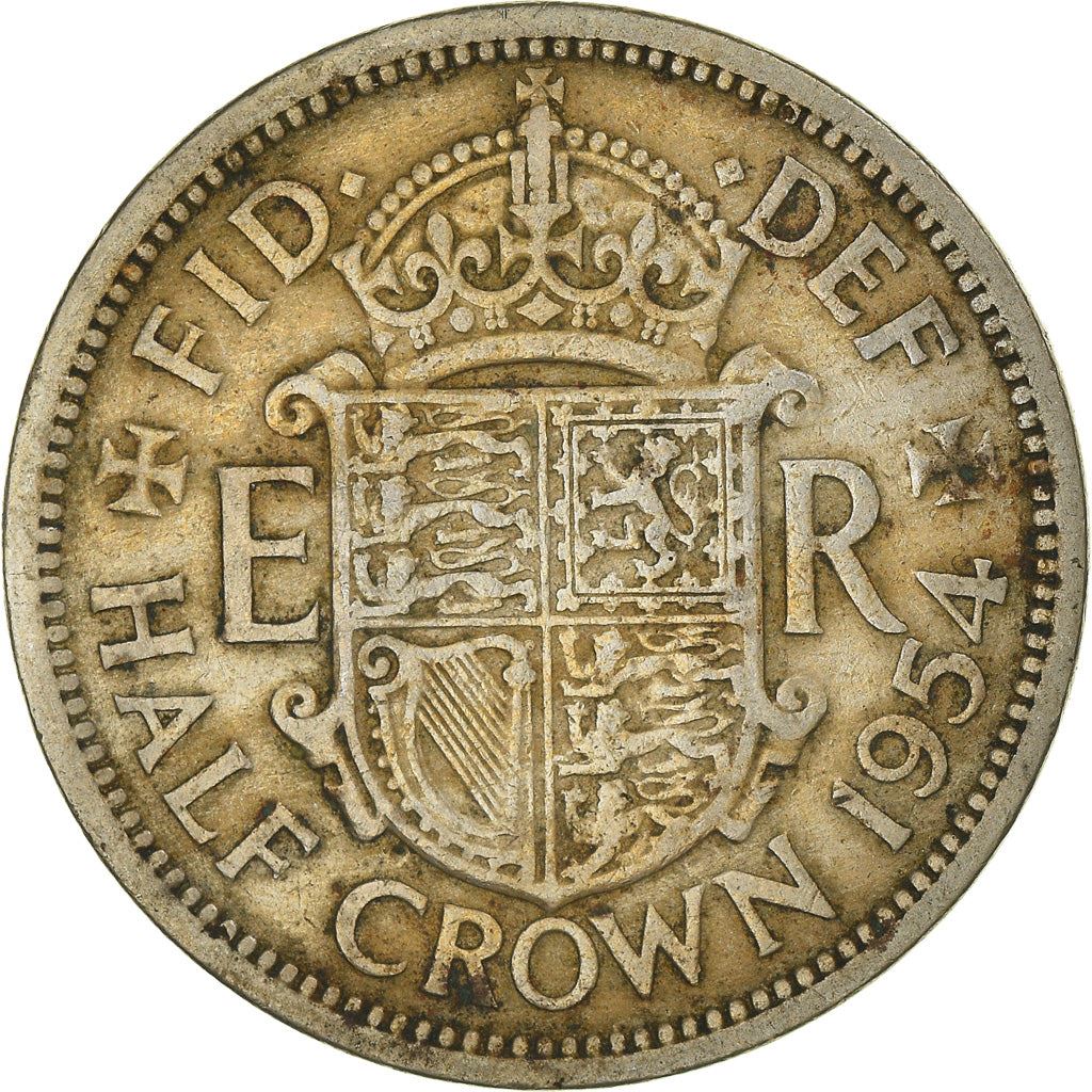 United Kingdom | 1/2 Crown Coin | Elizabeth II | Km:907 | 1954 - 1970