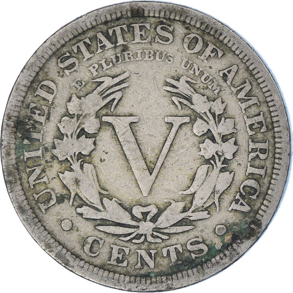 United States | 5 Cents Coin | Liberty | Roman Numeral | KM112 | 1883 - 1913