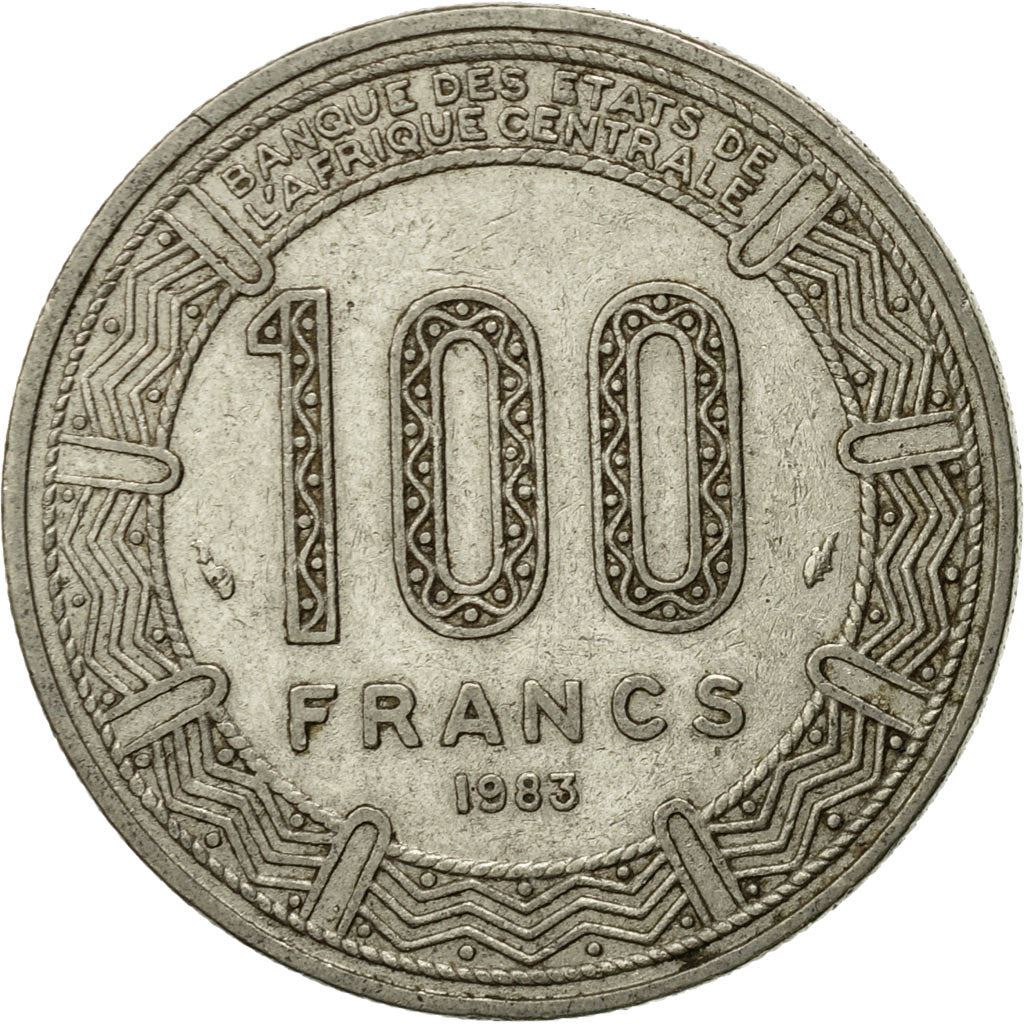 Republic of The Congo | 100 Francs Cfa Coin | Giant Elands | Km:2 | 1975 - 1990