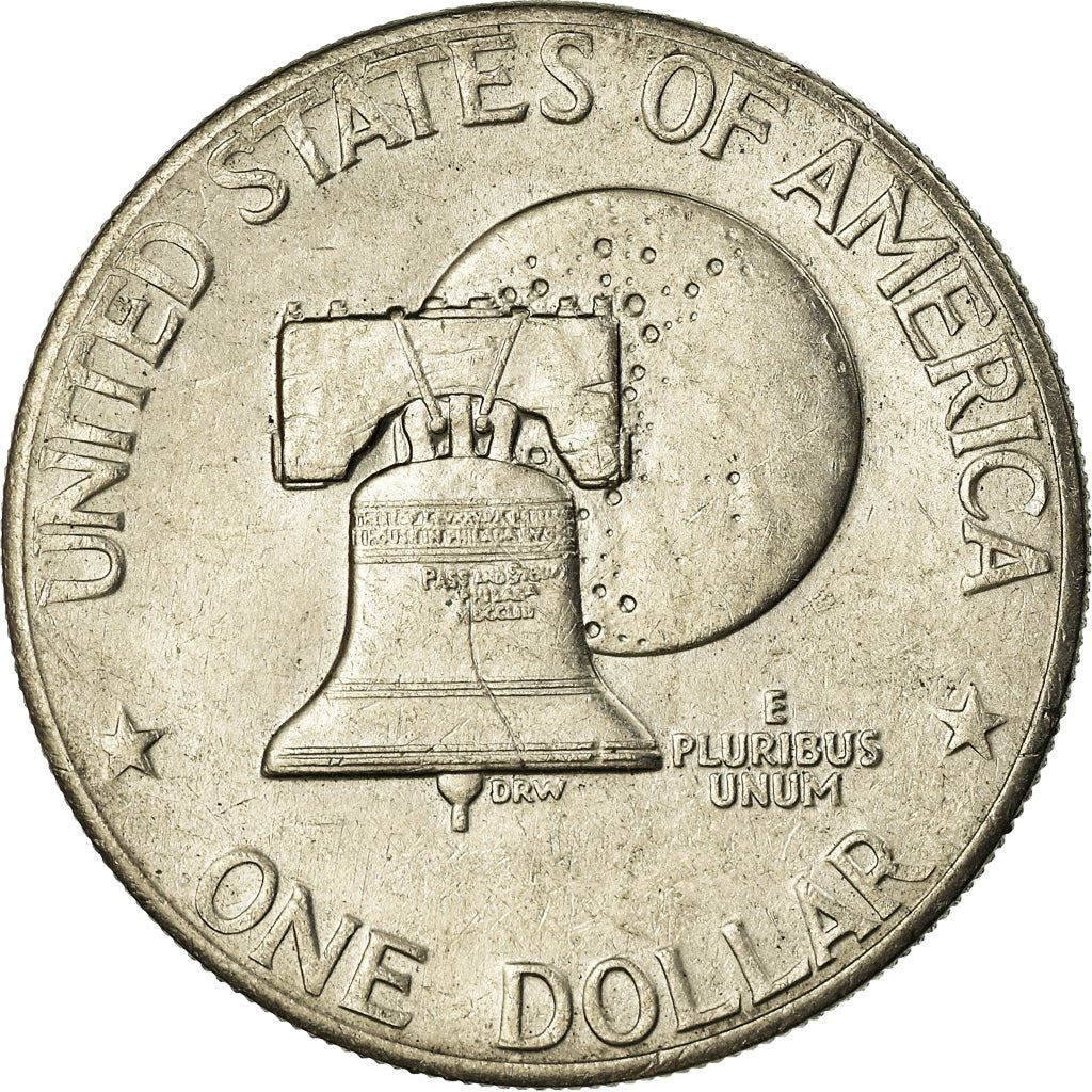 United States | 1 Dollar Coin | Liberty Bell | Copper-nickel clad copper | KM:206 | 1976