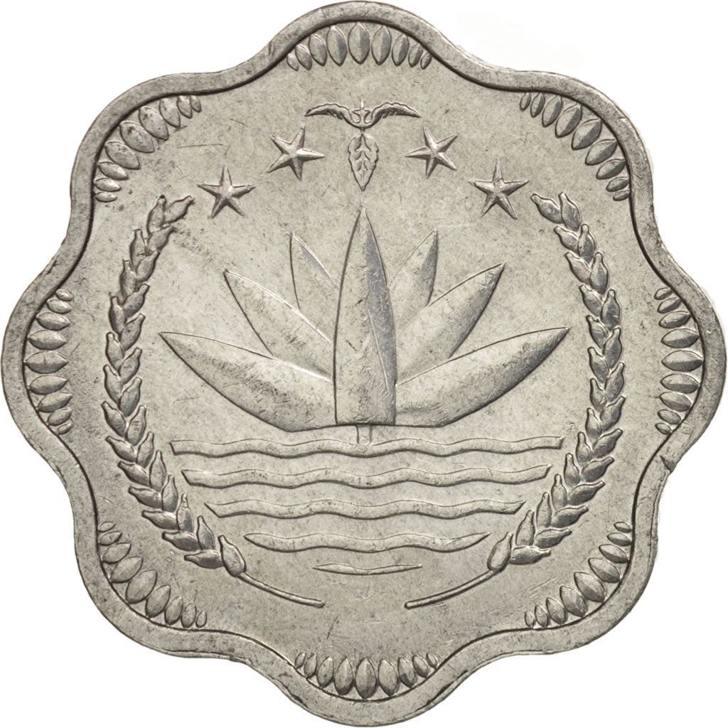 Bangladesh | 10 Poisha Coin | FAO | Km:7 | 1974 - 1979