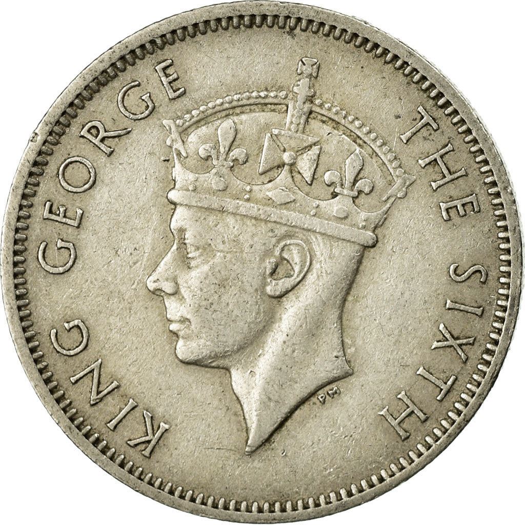 Southern Rhodesia | 1 Shilling Coin | George VI | Zimbabwe Bird | Km:22 | 1948 - 1952