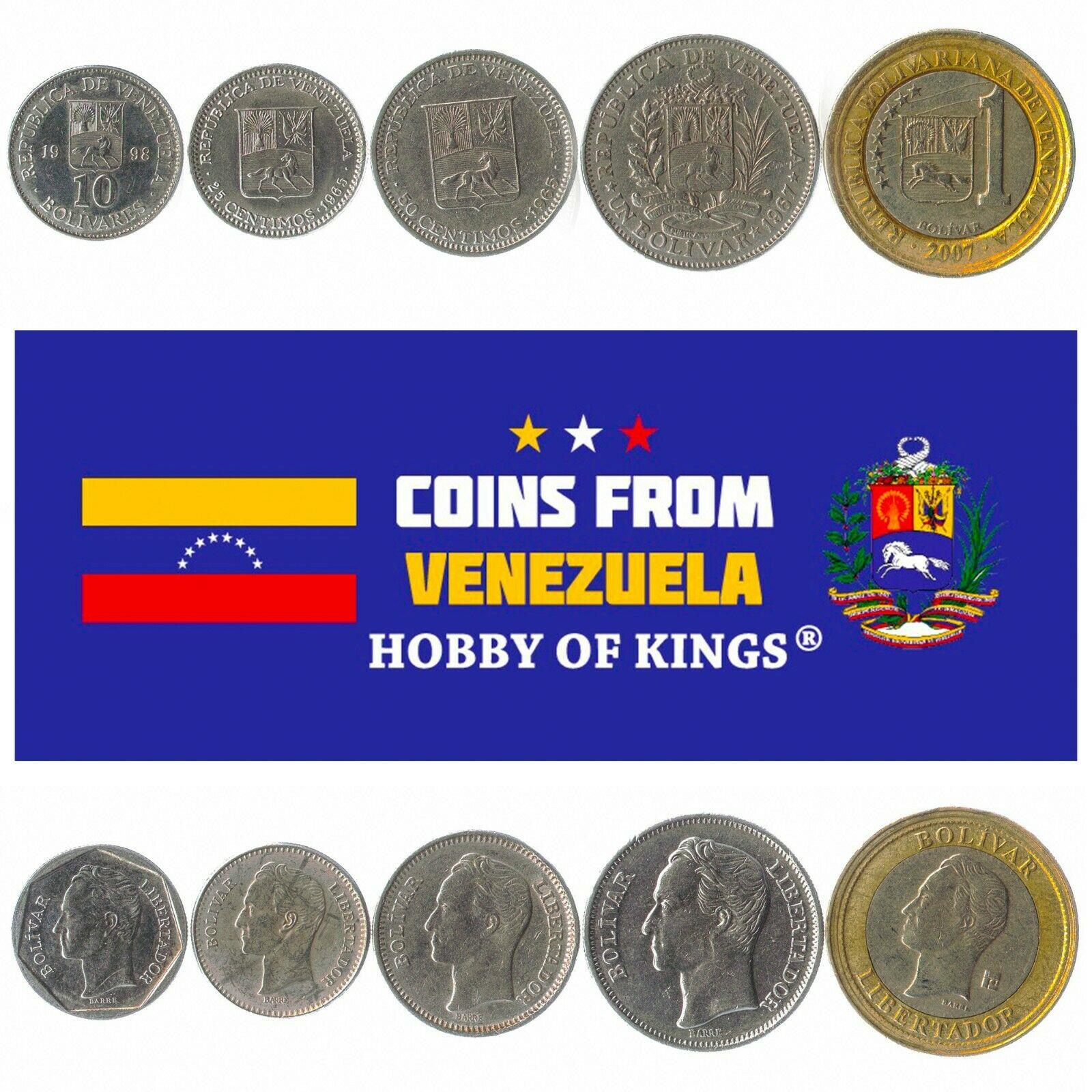 5 Mixed Coins From Venezuela | 1979 - 2020