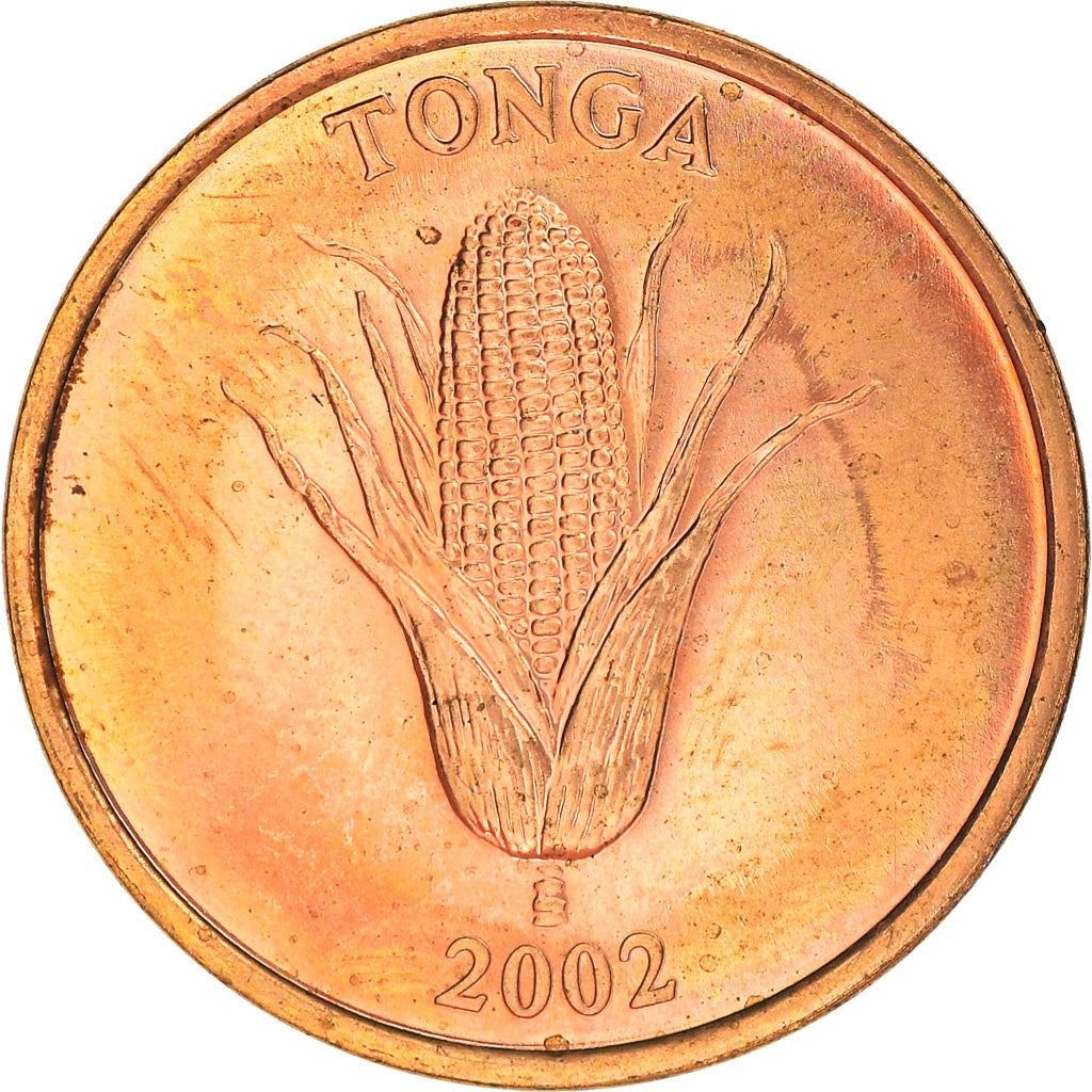 Tonga | 1 Seniti Coin | Corn | Vanilla | FAO | Km:66A | 2002 - 2005