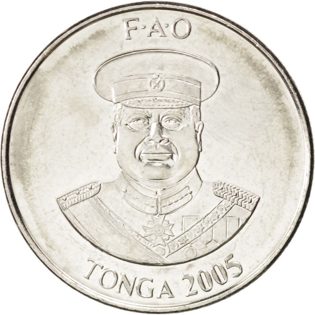 Tonga | 10 Seniti Coin | King Tupou IV | Banana | FAO | Km:69A | 2002 - 2012