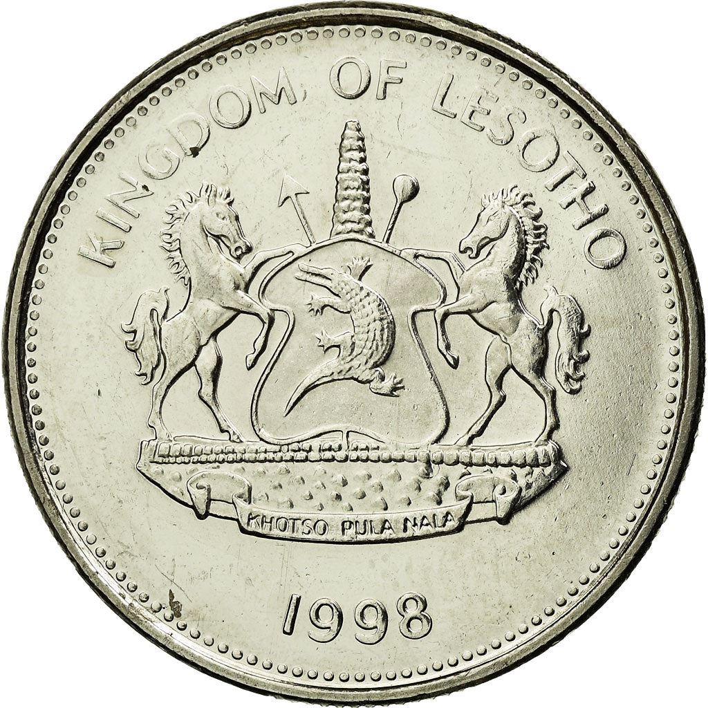 Lesotho | 5 Maloti Coin | Wheat sprigs | Km:59 | 1996 - 2010