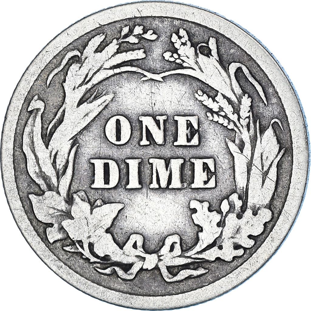 Stati Uniti | 1 moneta da dieci centesimi | Barber Dime | KM:113 | 1892 - 1916