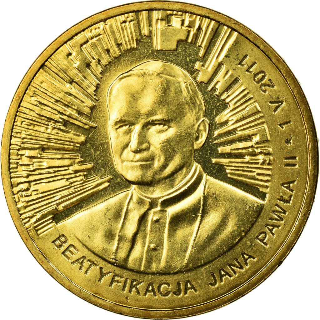 Poland | 2 Zlotys Coin | John Paul II | Y:772 | 2011