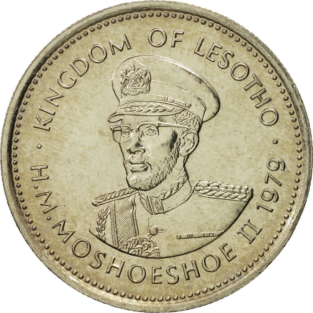 Lesotho | 25 Lisente Coin | Moshoeshoe II | Km:20 | 1979 - 1989
