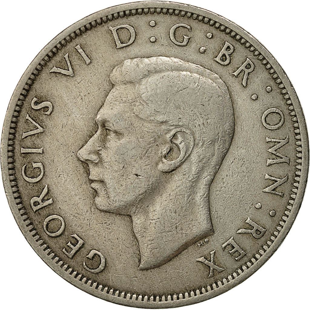 United Kingdom | 1/2 Crown Coin | George VI | Km:866 | 1947 - 1948