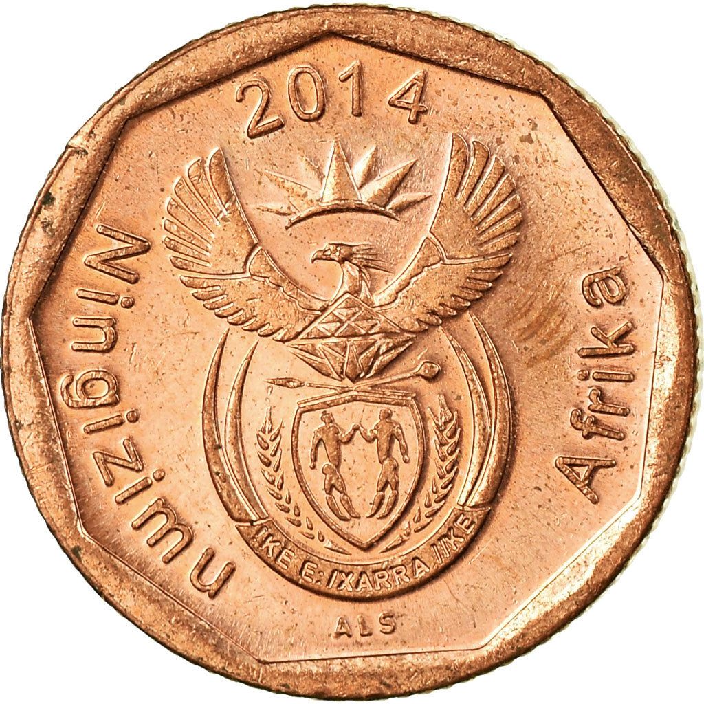 South Africa | 10 Cents Coin | Flowers | Arum Lily | Uc:6 | 2014
