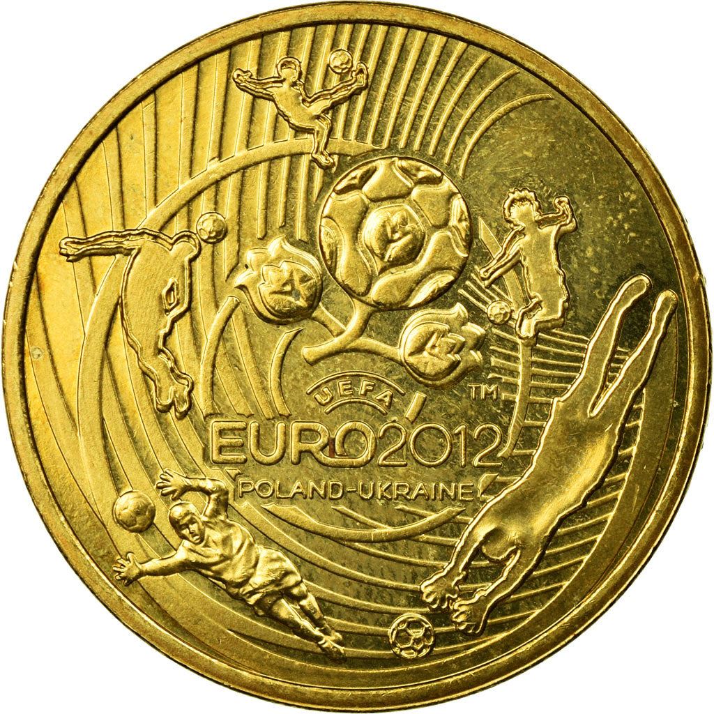 Poland | 2 Z?ote | UEFA | Football Championship | Eagle | KM823 | 2012