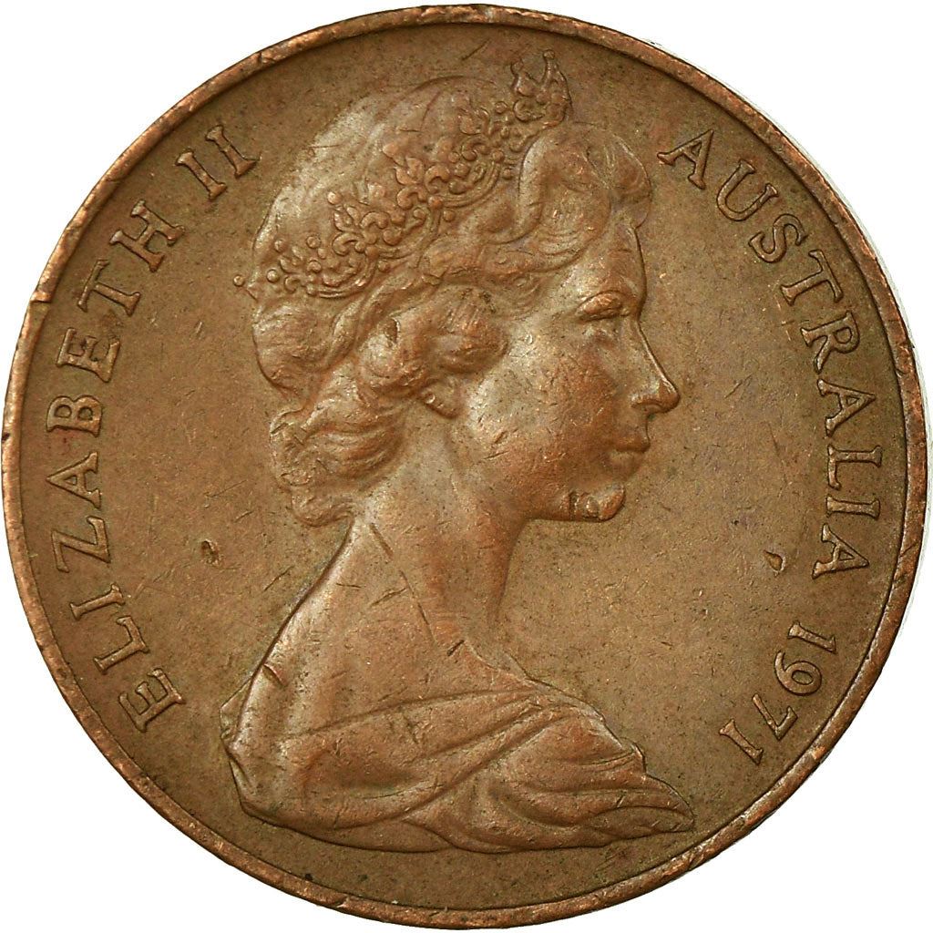 Australia | 2 Cents Coin | Frill-necked Lizard | Km:63 | 1966 - 1984