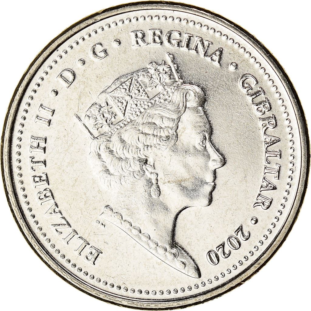 Gibraltar | 10 Pence Mynt | Barbarypartridge | KM:1684 | 2020