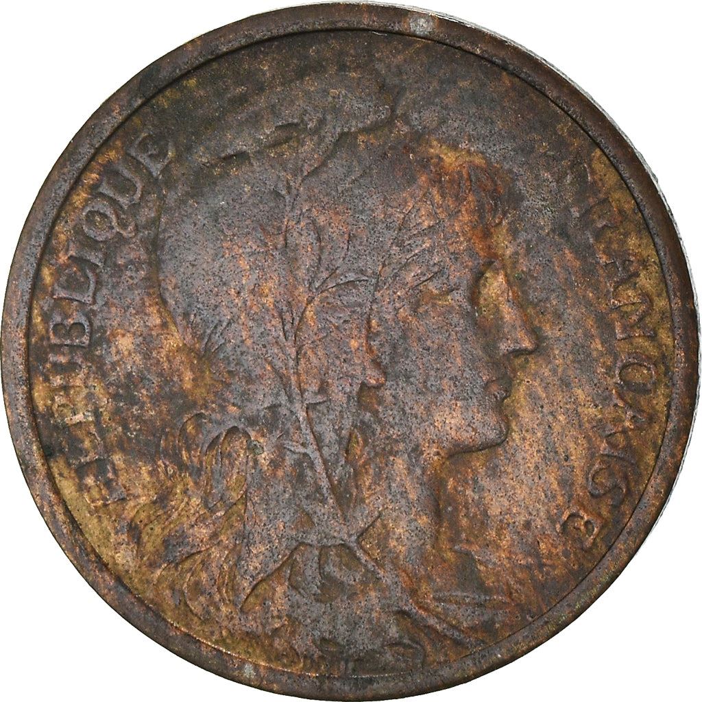 French 1 Centime Coin | Third Republic | KM840 | France | 1898 - 1920