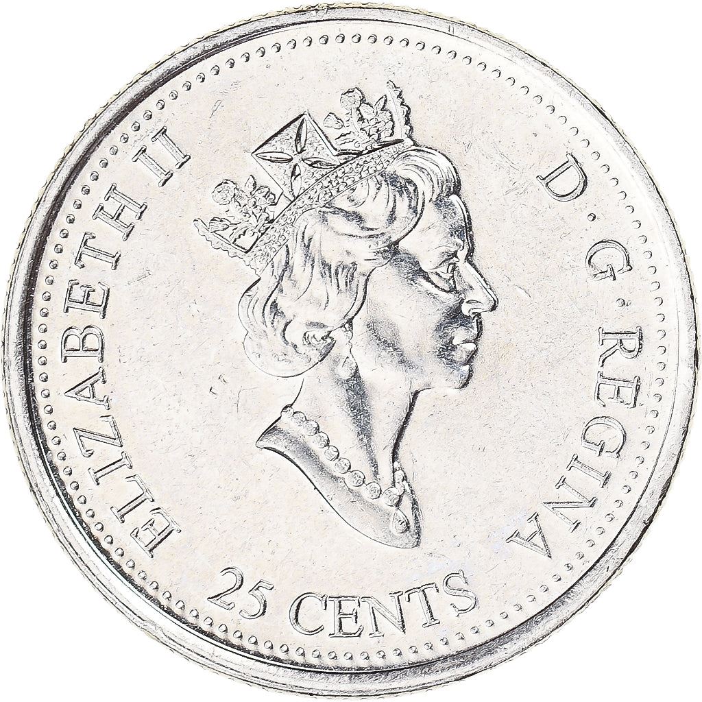 Canada | 25 Cents Coin | A Nation of People | Km:348 | 1999