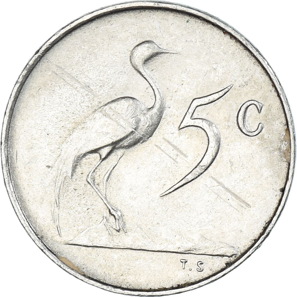 South Africa 5 Cents Coin | English Legend - SOUTH AFRICA | KM67.1 | 1965 - 1969