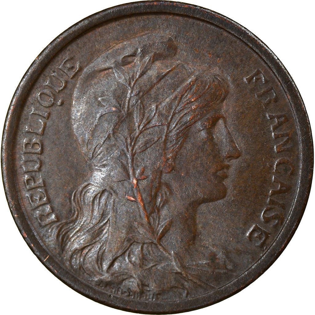 French 1 Centime Coin | Third Republic | KM840 | France | 1898 - 1920