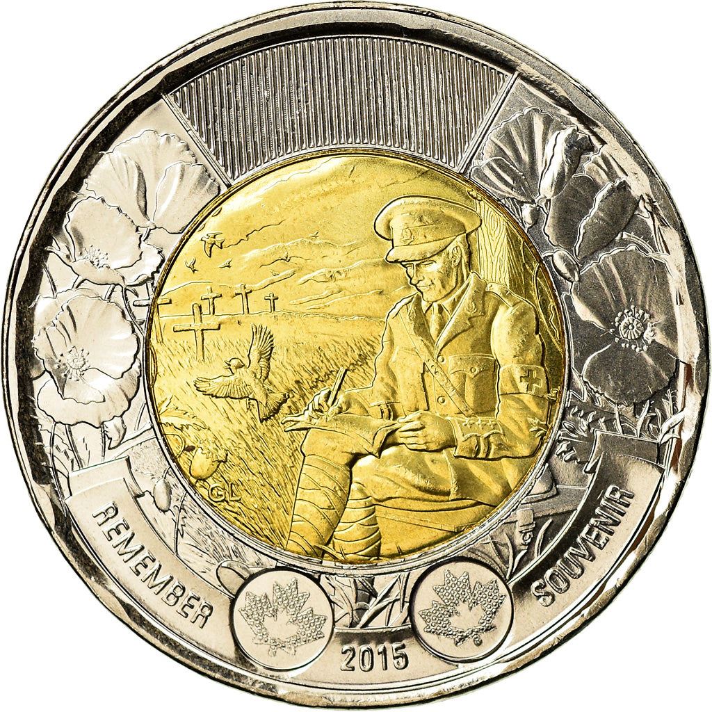 Canada | 2 Dollars Mønt | Erindring | Bimetal | KM:1854 | 2015