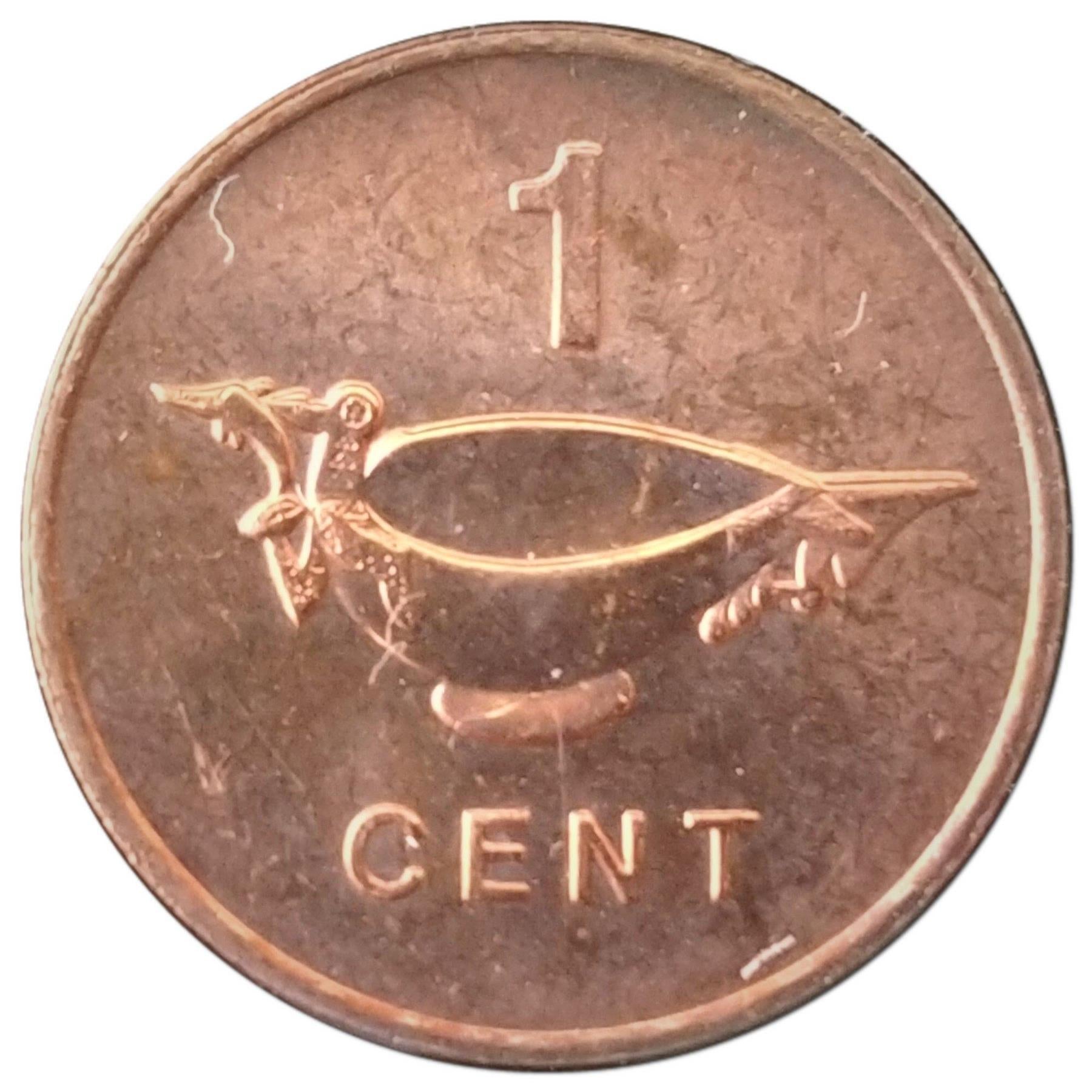 Solomon Islands | 1 Cent Coin | Elizabeth II | Food Bowl | KM:1a | 1985