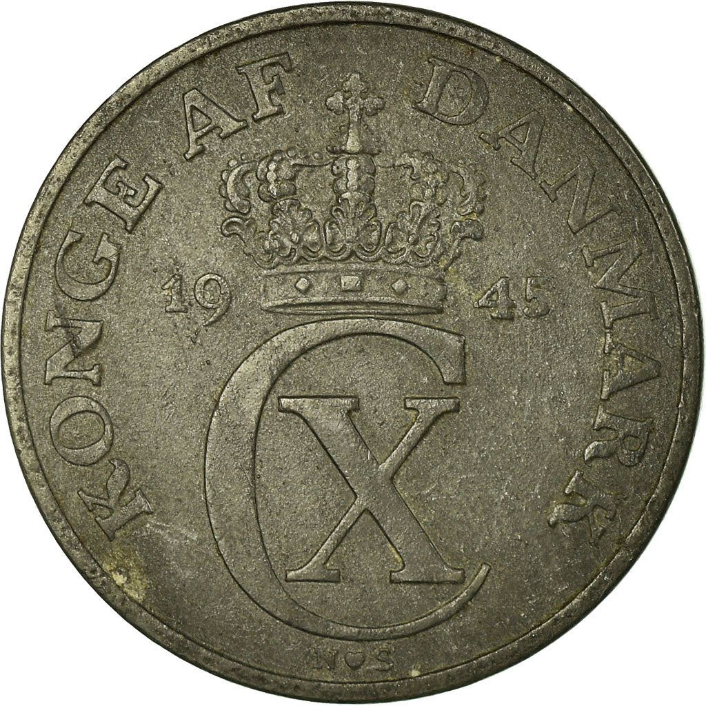 Denmark | 5 Ore Coin | Monogram | Km:834A | 1942 - 1945