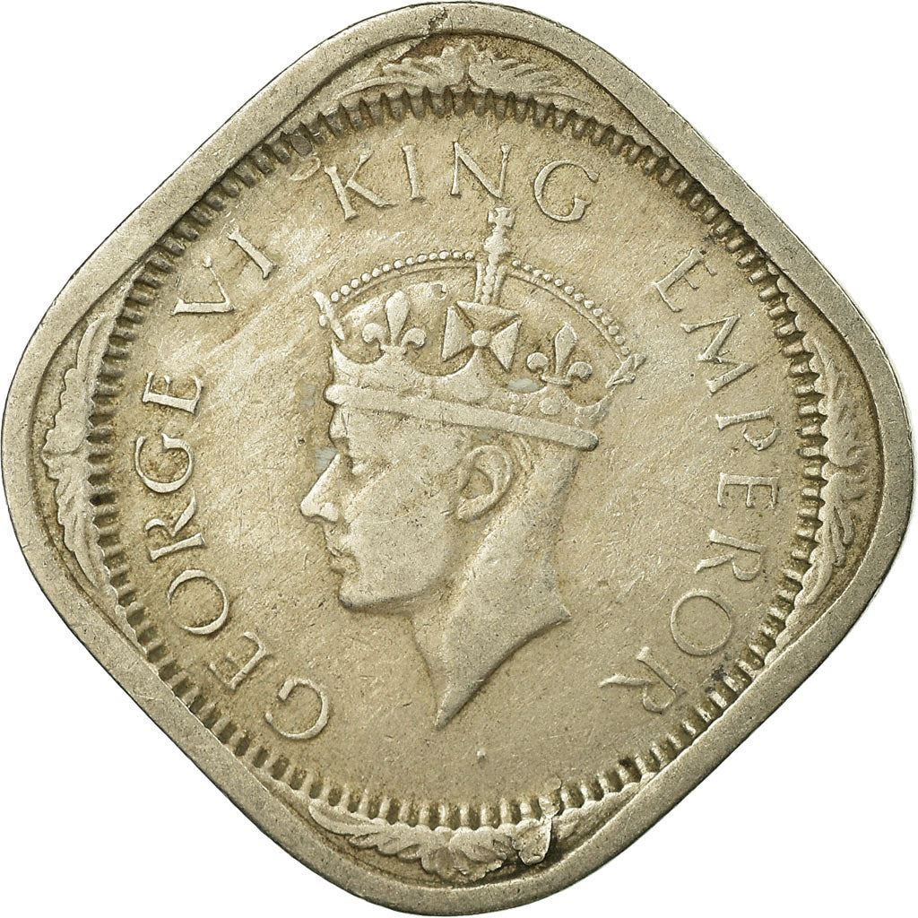 India - British | 2 Annas Coin | King George VI | Km:541 | 1939 - 1941
