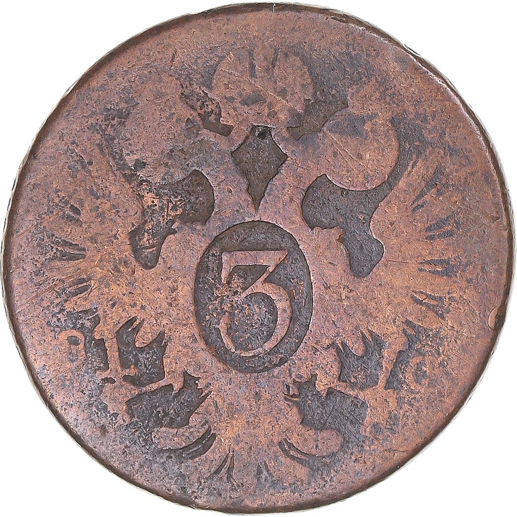 Austrian Empire | 3 Kreuzer Coin | Emperor Francis II of Habsburg | Imperial Eagle | Km:2115 | 1800 - 1803