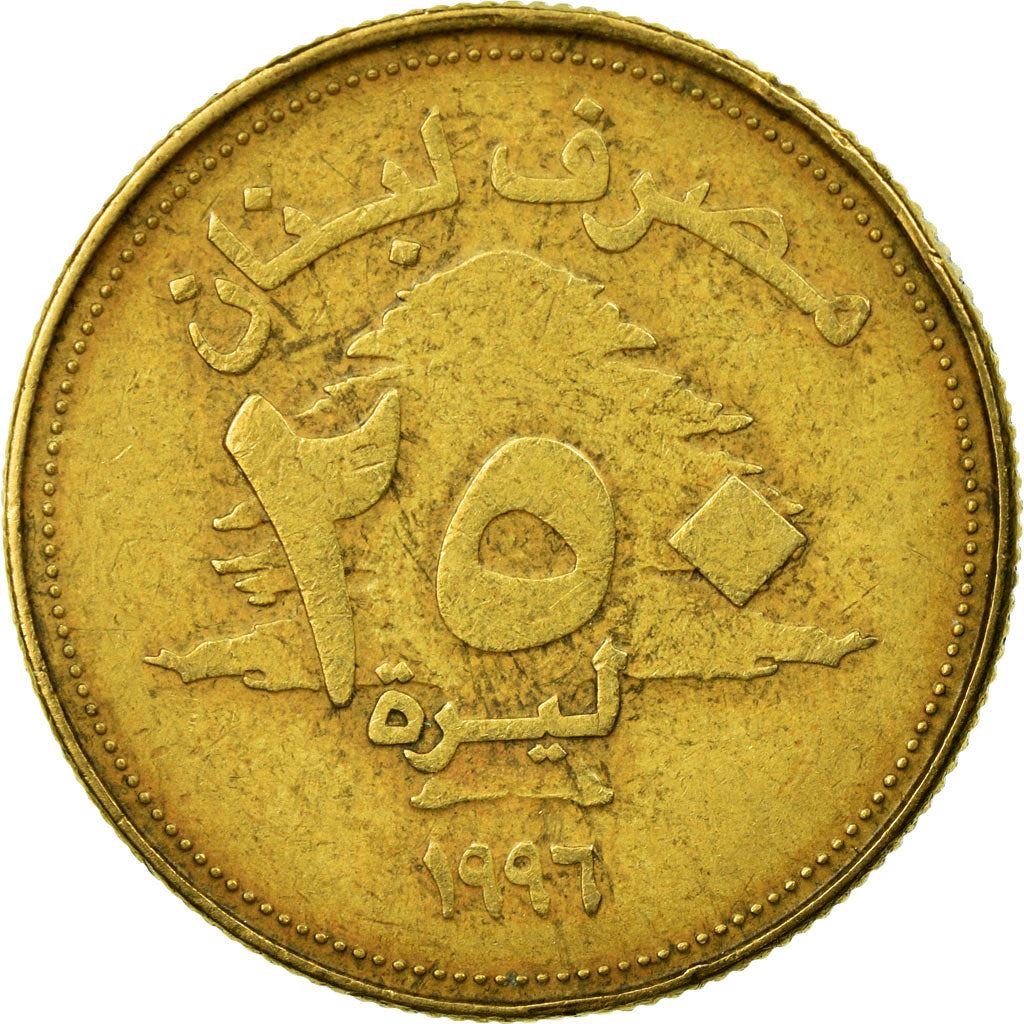 Libanon Mynt 250 Līrah | Sedertre | KM36 | 1995 - 2003