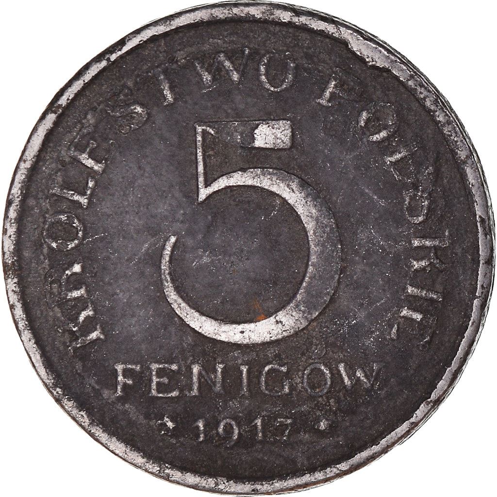 Poland | 5 Fenigow | Eagle | KM5 | 1917 - 1918