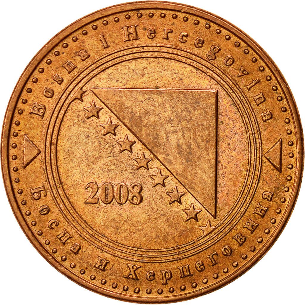 Bosnia and Herzegovina | 10 Feninga Coin | Map of Bosnia | Km:115 | 1998 - 2025
