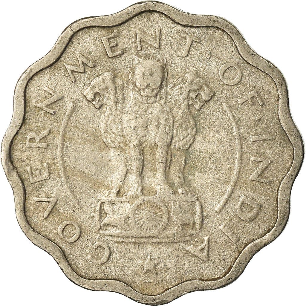 India | 1 Anna Coin | Zebu | Km:3 | 1950 - 1954