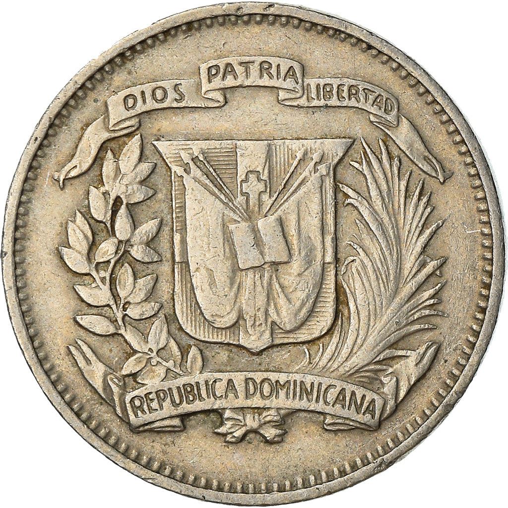 Dominican Republic | 10 Centavos Coin | Copper-Nickel | Coat of Arms | Km:19A | 1967 - 1975