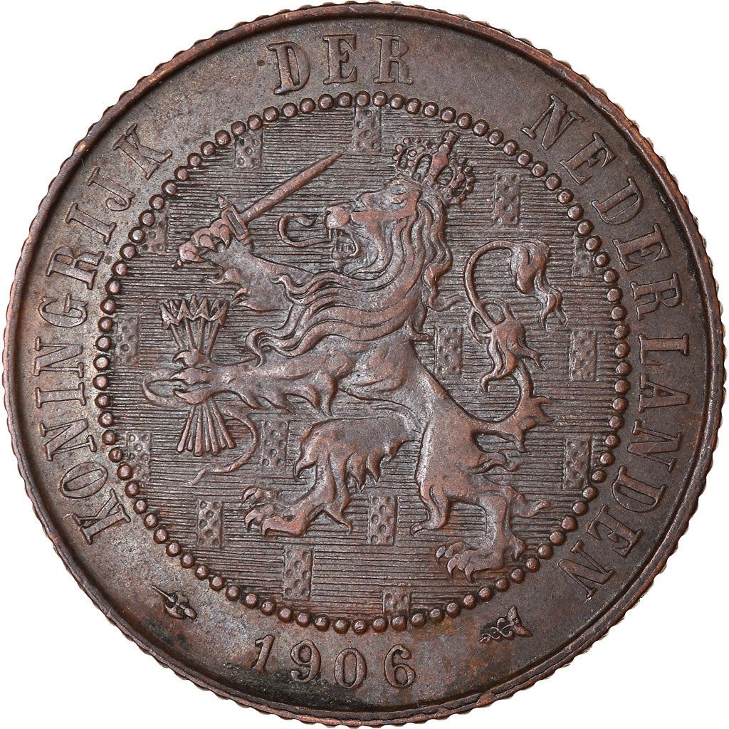 Netherlands | 2½ Cents Coin | A Lion | Bronze | KM:134 | 1903-1906
