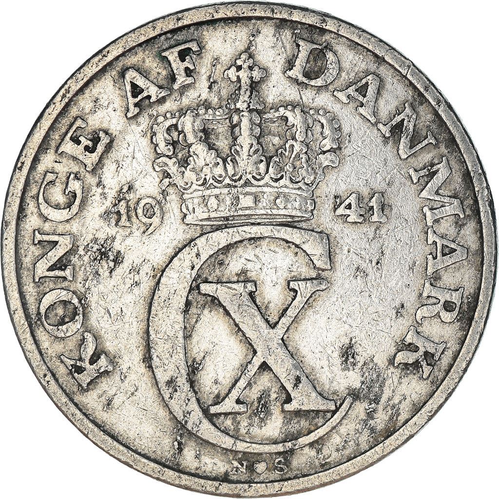 Denmark | 5 Ore Coin | Monogram | Km:834 | 1941