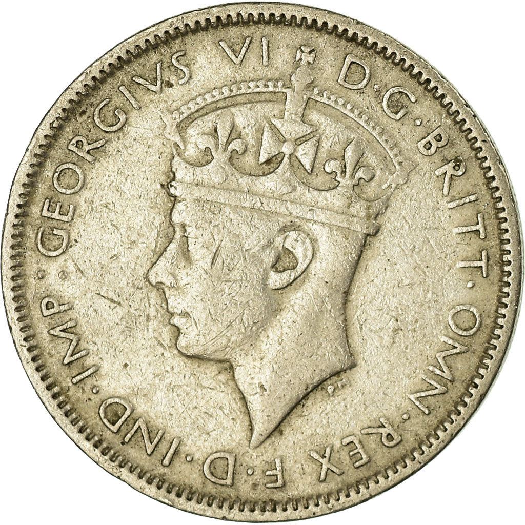 British West Africa | 3 Pence Coin | George VI | Wreath | Km:21 | 1938 - 1947