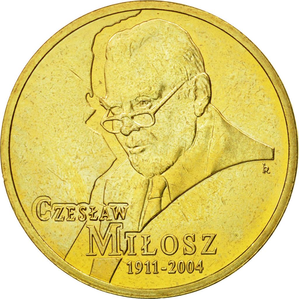 Poland | 2 Zlotys Coin | Czesław Miłosz | Y:785 | 2011