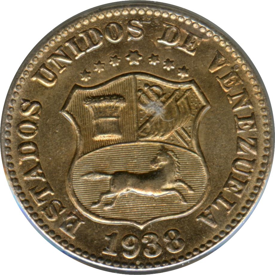 Venezuela | 5 Centimos Coin | Palomo Horse | KM27 | 1896 - 1938