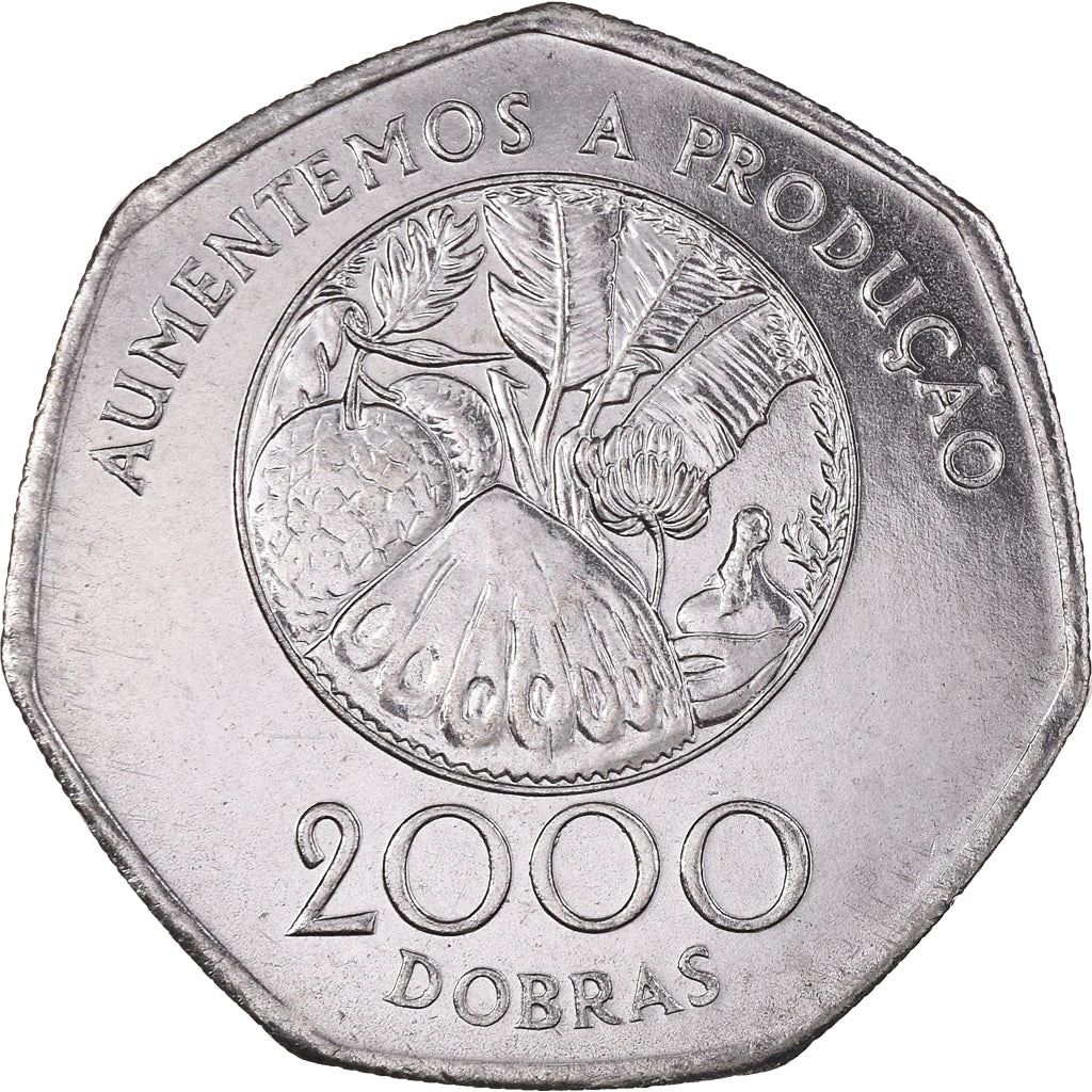 Sao Tome and Principe | 2000 Dobras Coin | FAO | Km:91 | 1997