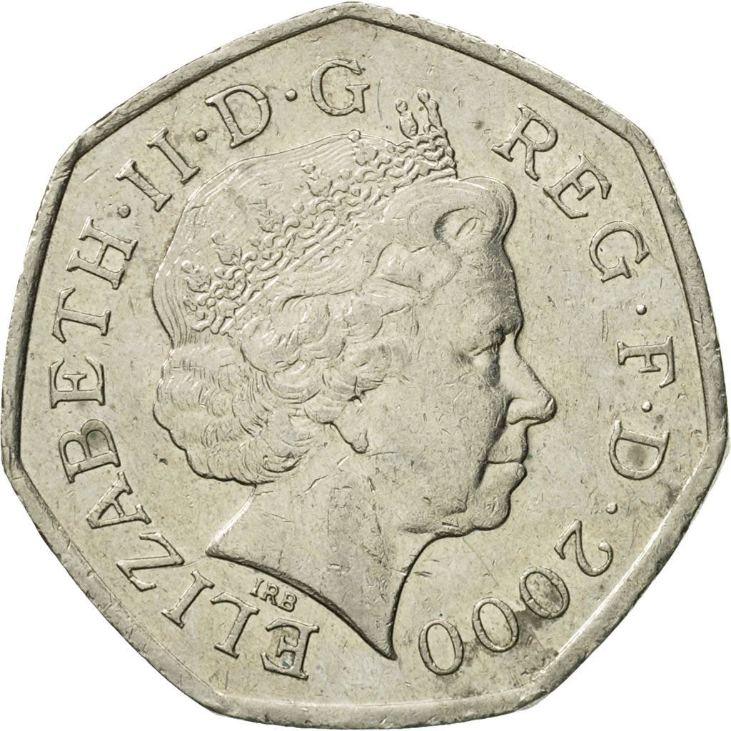 United Kingdom | 50 Pence Coin | Public Libraries | Km:1004 | 2000 - 2009
