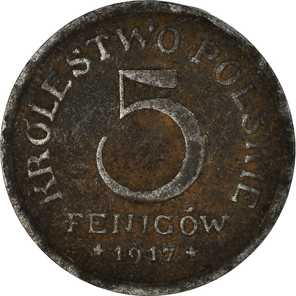 Poland | 5 Fenigow | Eagle | KM5 | 1917 - 1918