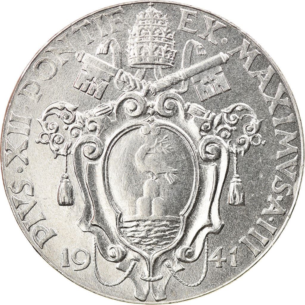 Vatican City | 1 Lira Coin | Virgin Mary | Km:26A | 1940 - 1941